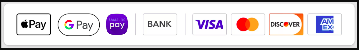 Accepted Payment Methods